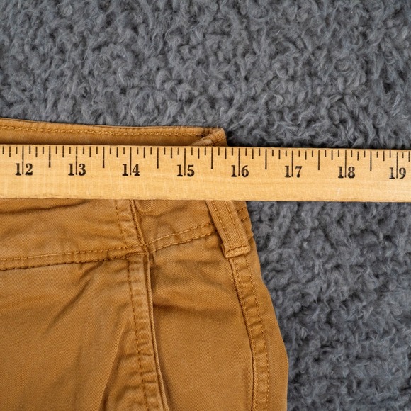 American Eagle Pants Mens 32x30* Brown Original Straight Khaki Preppy Chino - Picture 5 of 7